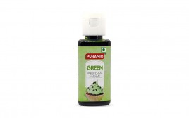 Puramio Green Liquid Food Colour   Plastic Bottle  50 millilitre